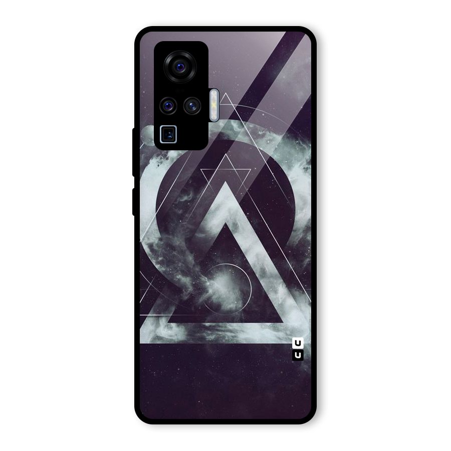 Basic Galaxy Shape Glass Back Case for Vivo X50 Pro