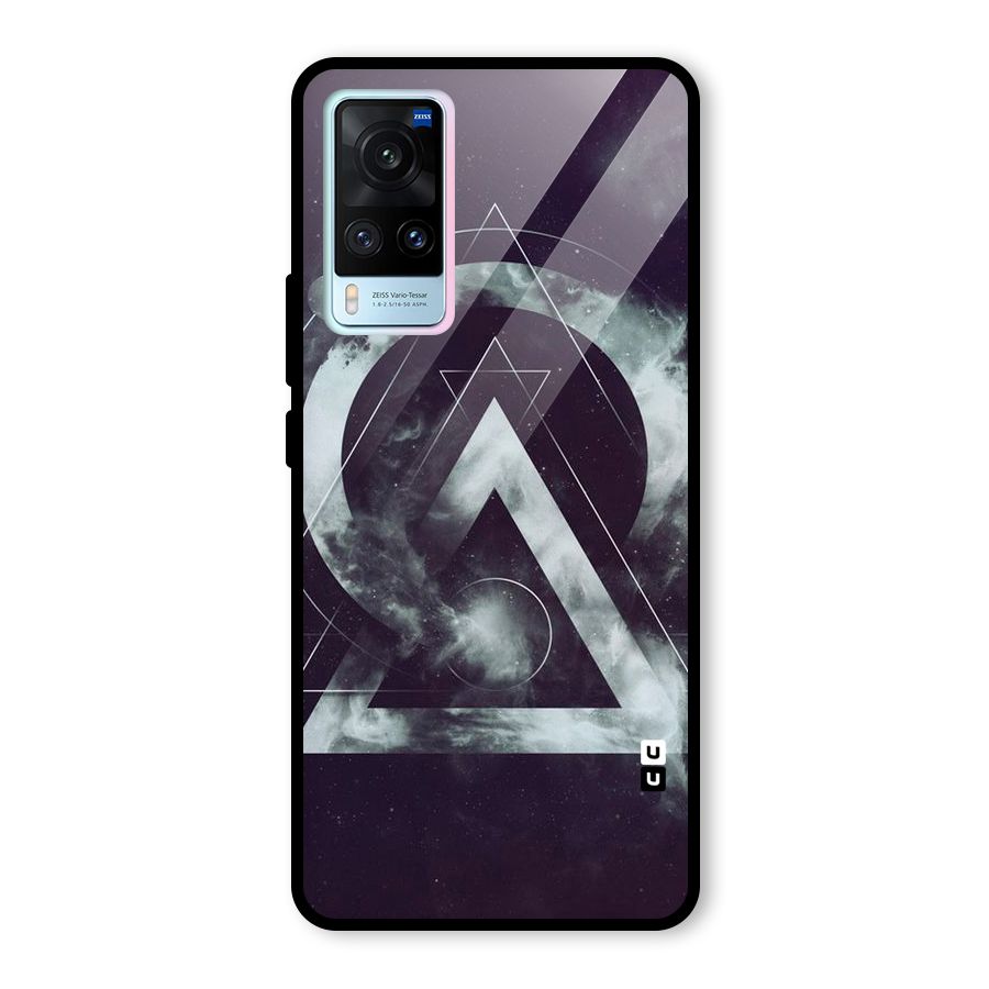 Basic Galaxy Shape Glass Back Case for Vivo X60