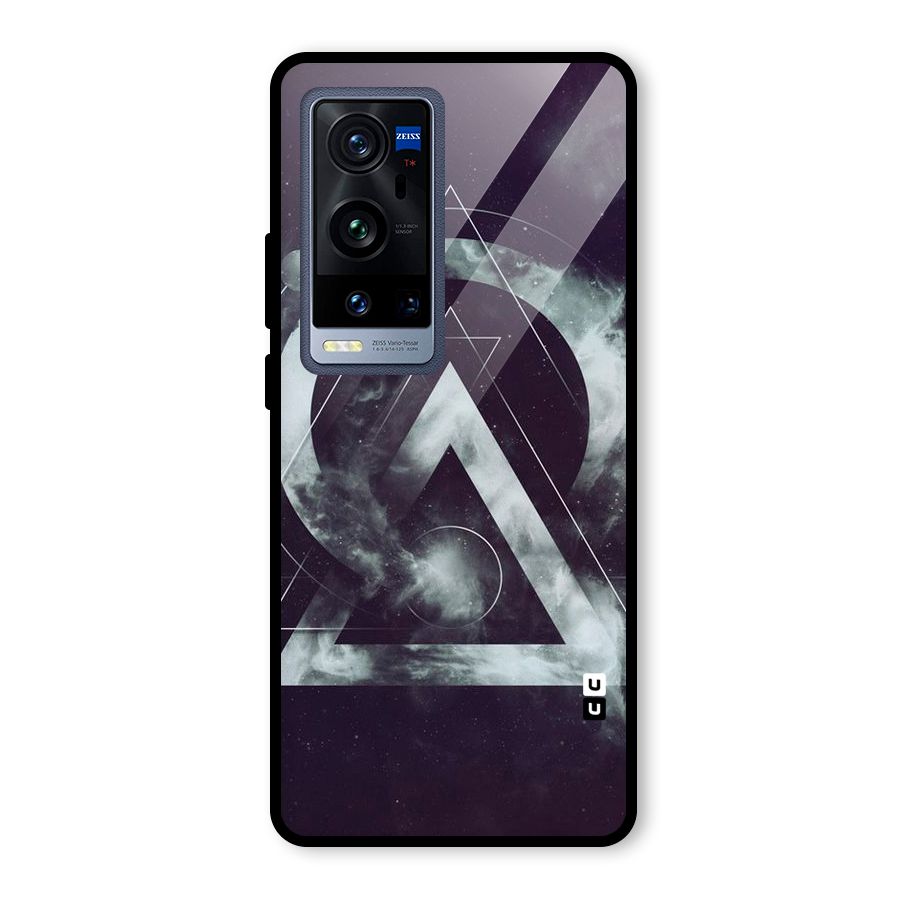 Basic Galaxy Shape Glass Back Case for Vivo X60 Pro Plus