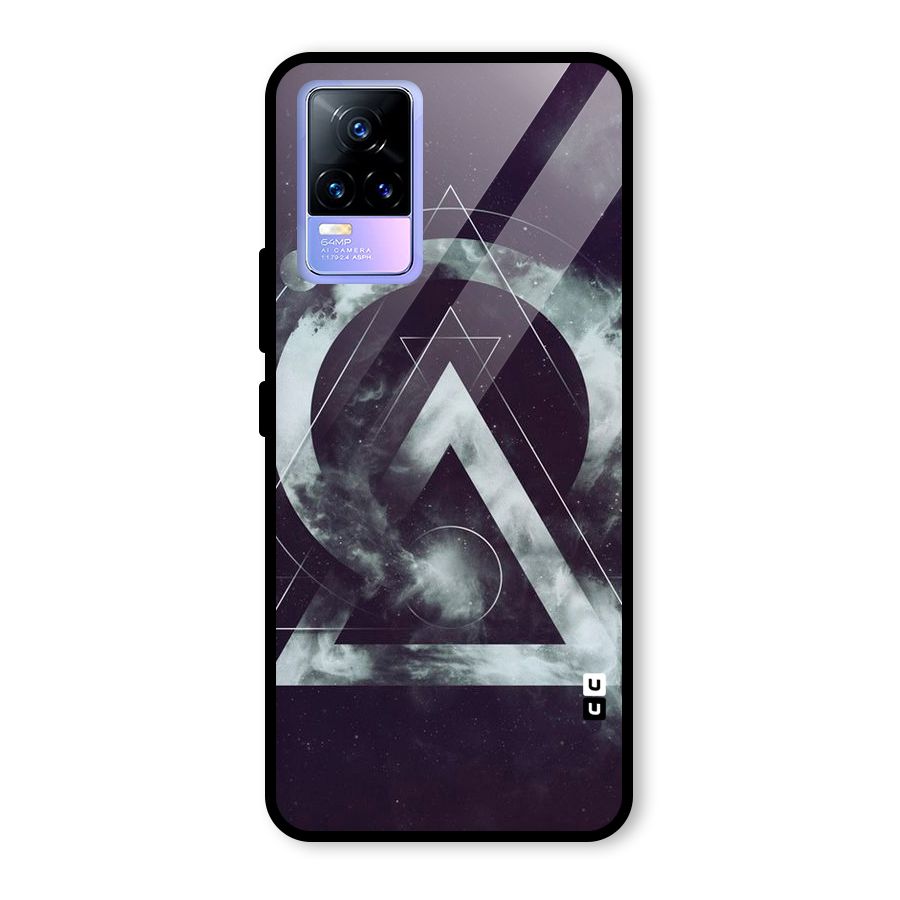 Basic Galaxy Shape Glass Back Case for Vivo Y73
