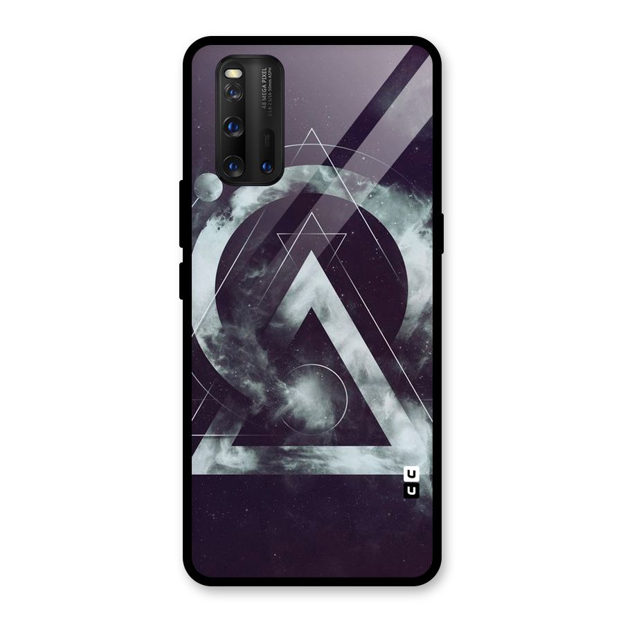 Basic Galaxy Shape Glass Back Case for Vivo iQOO 3