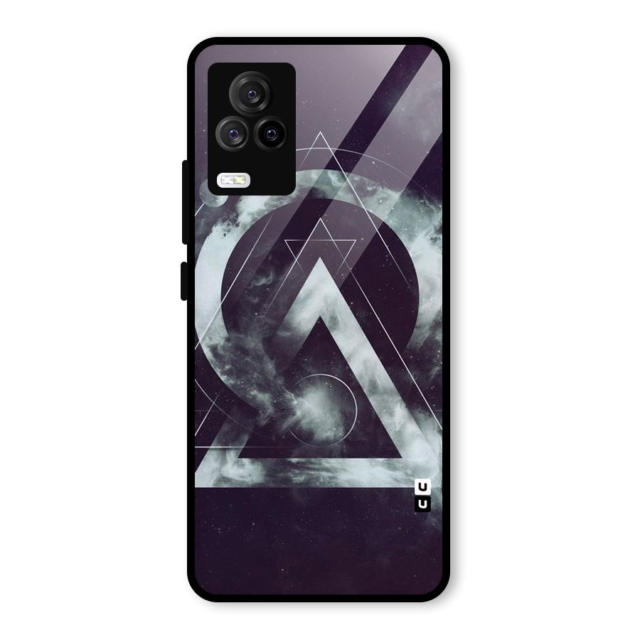 Basic Galaxy Shape Glass Back Case for Vivo iQOO 7 Legend 5G