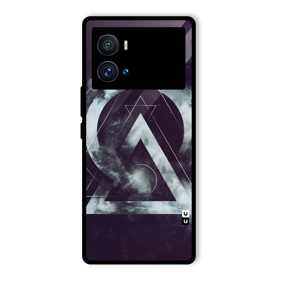 Basic Galaxy Shape Glass Back Case for Vivo iQOO 9 Pro