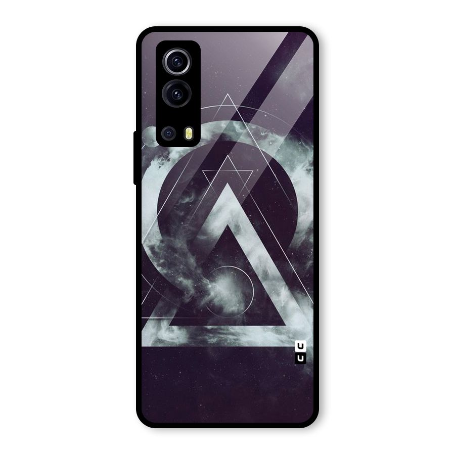 Basic Galaxy Shape Glass Back Case for Vivo iQOO Z3