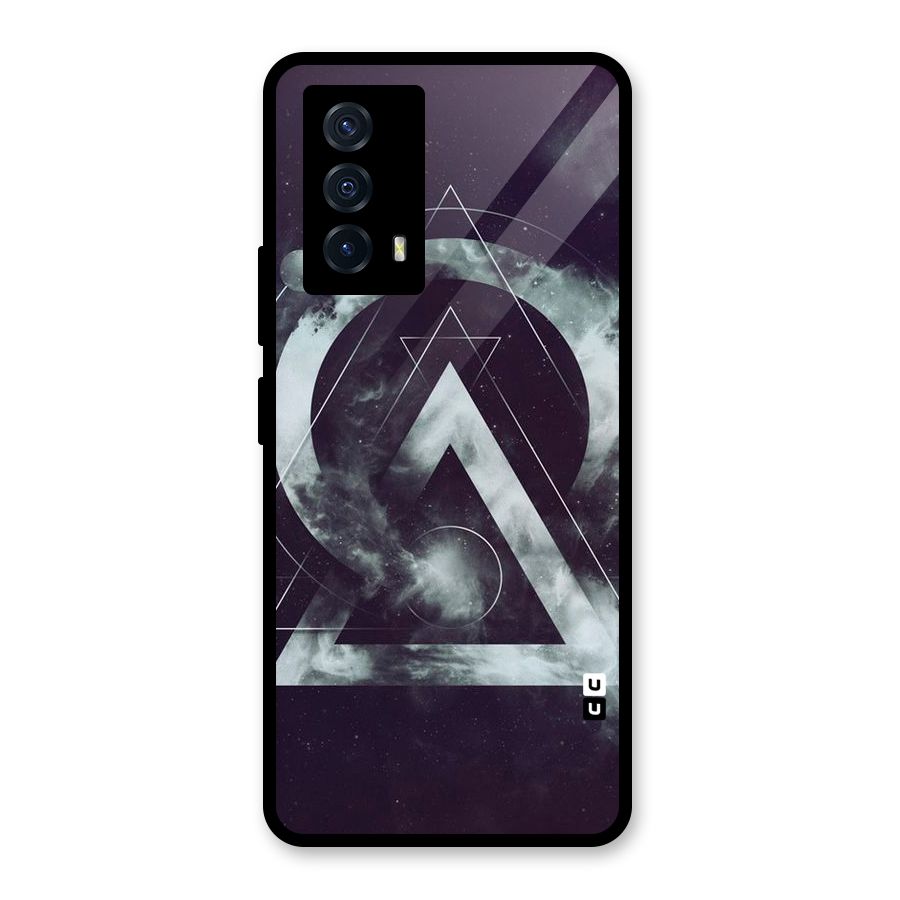Basic Galaxy Shape Glass Back Case for Vivo iQOO Z5