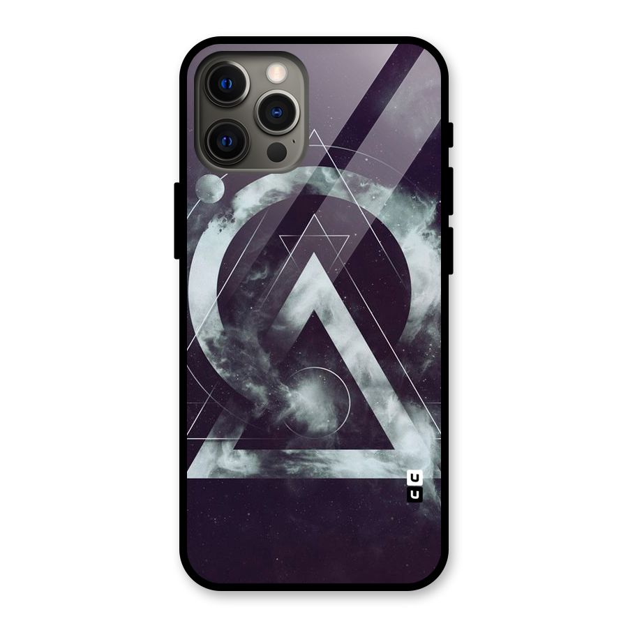 Basic Galaxy Shape Glass Back Case for iPhone 12 Pro Max