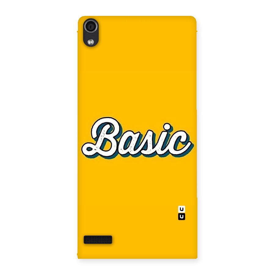 Basic Yellow Back Case for Ascend P6