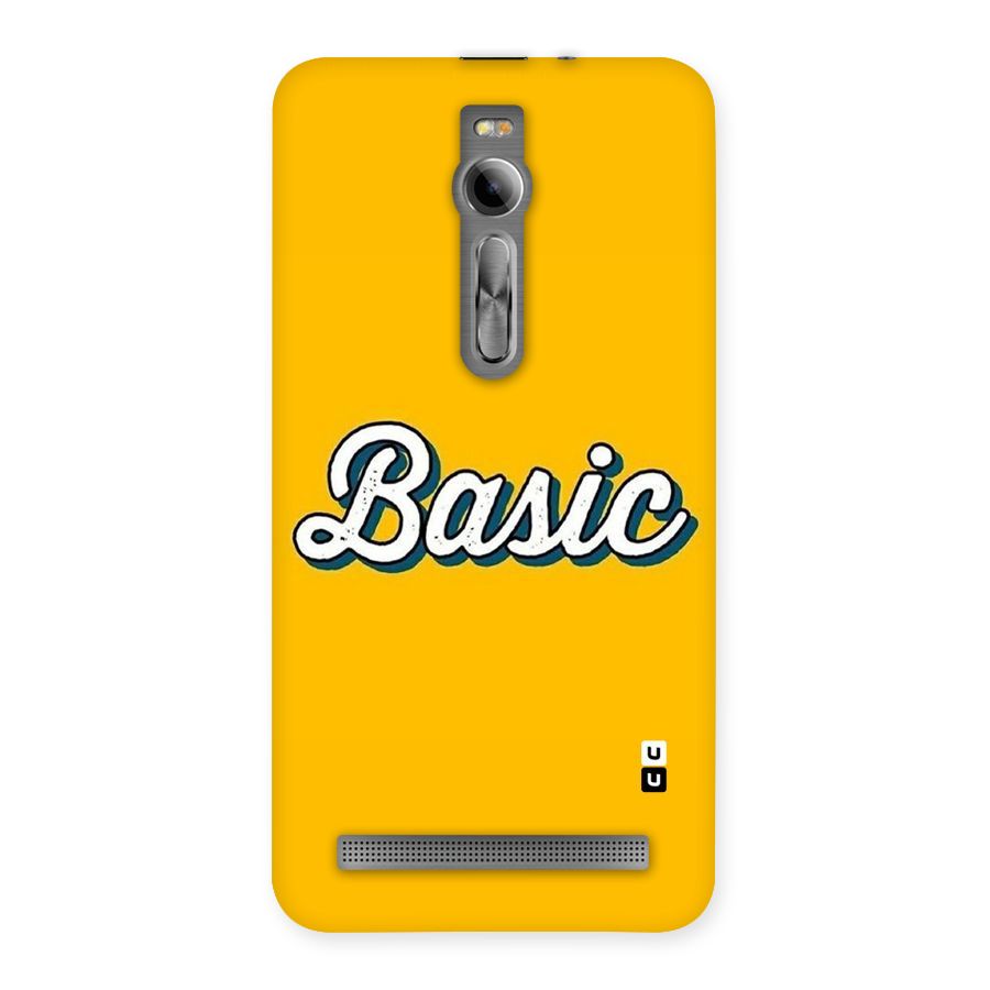 Basic Yellow Back Case for Asus Zenfone 2