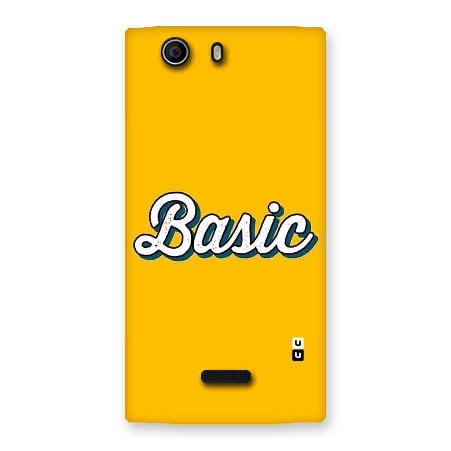 Basic Yellow Back Case for Canvas Nitro 2 E311