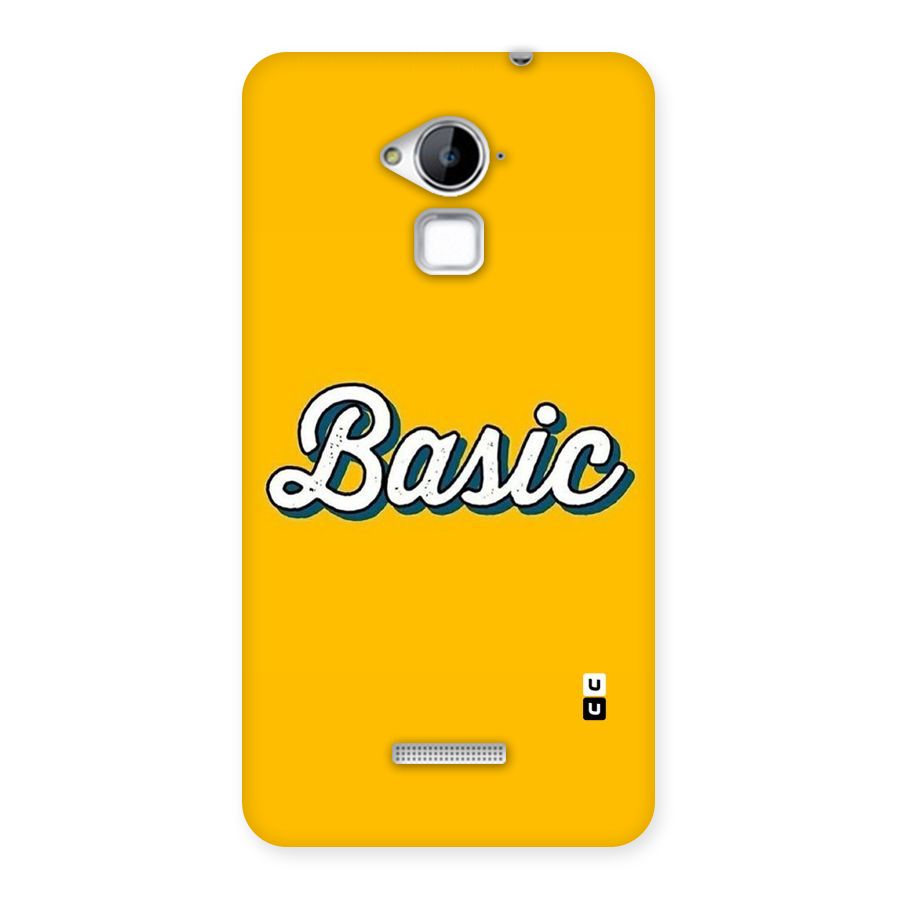 Basic Yellow Back Case for Coolpad Note 3