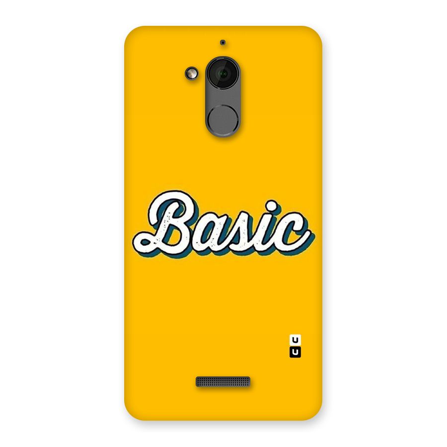 Basic Yellow Back Case for Coolpad Note 5