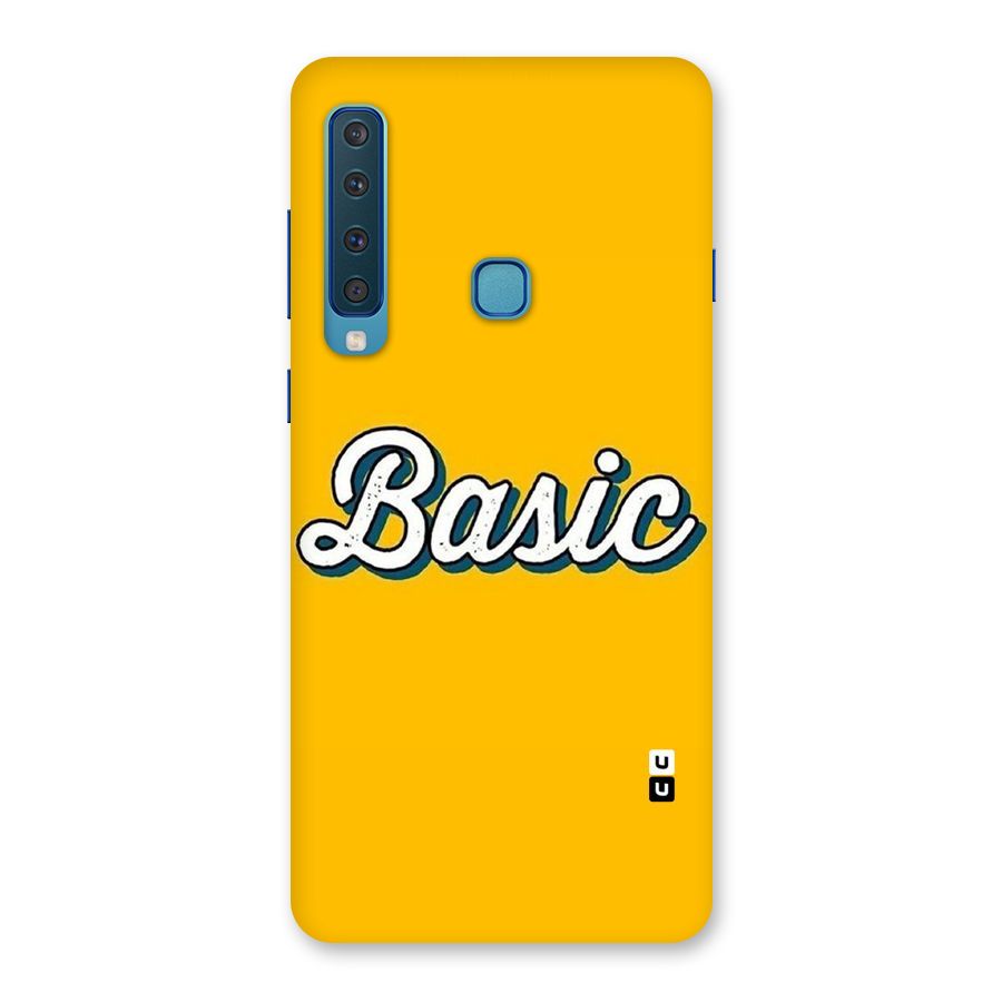 Basic Yellow Back Case for Galaxy A9 (2018)