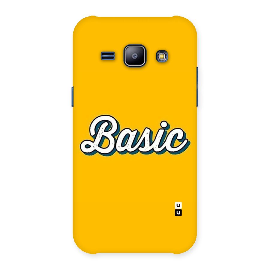 Basic Yellow Back Case for Galaxy J1