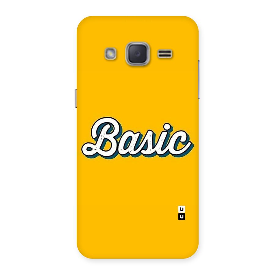 Basic Yellow Back Case for Galaxy J2