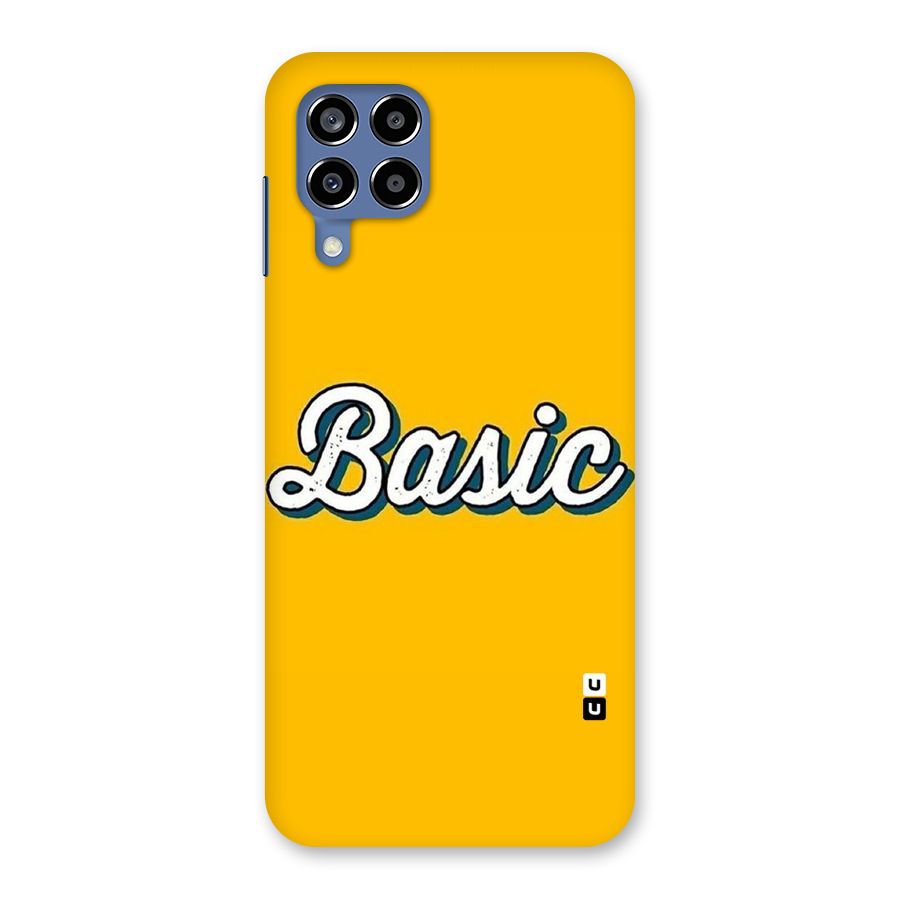 Basic Yellow Back Case for Galaxy M53 5G