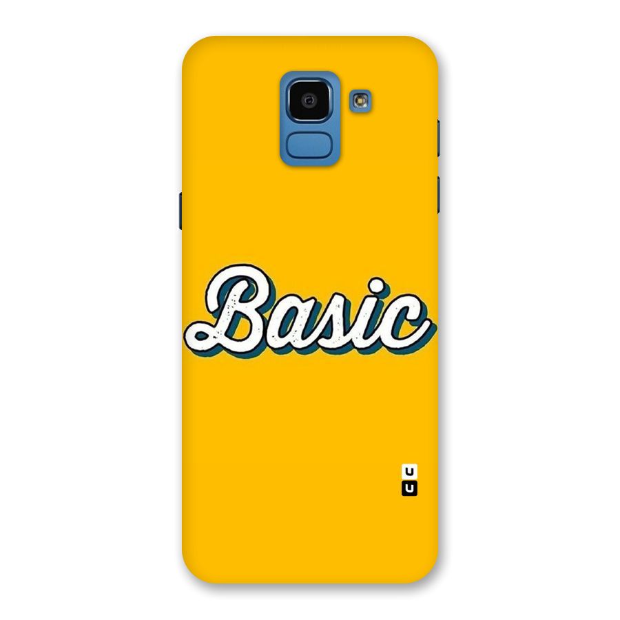 Basic Yellow Back Case for Galaxy On6