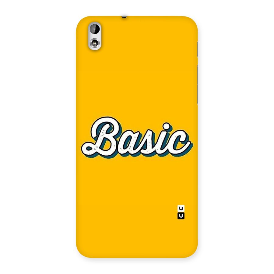 Basic Yellow Back Case for HTC Desire 816g