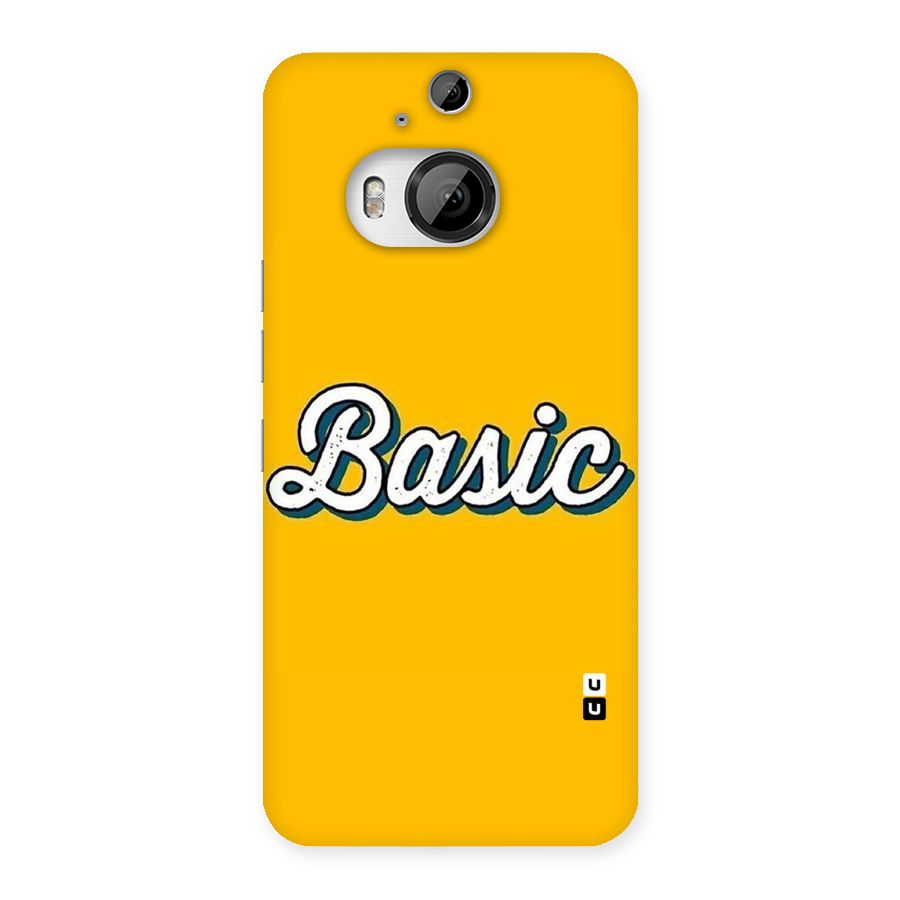 Basic Yellow Back Case for HTC One M9 Plus