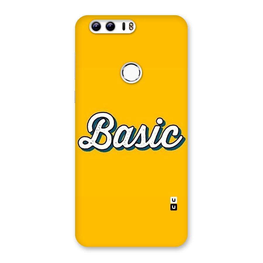 Basic Yellow Back Case for Honor 8
