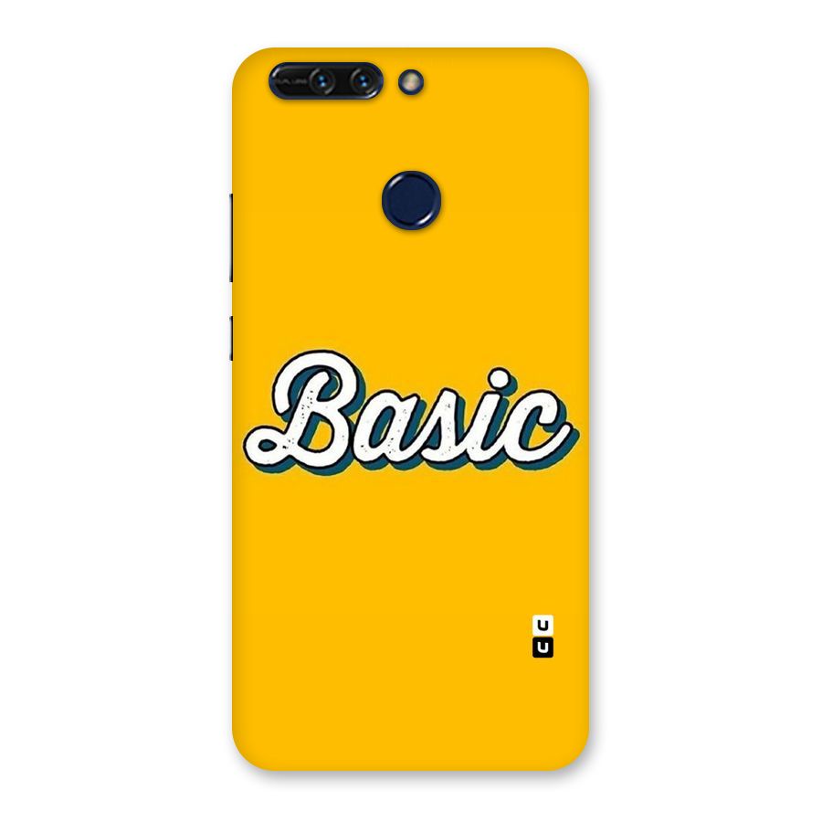 Basic Yellow Back Case for Honor 8 Pro