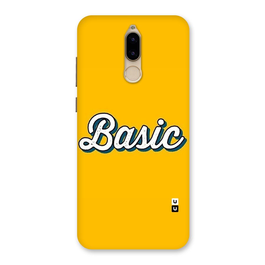Basic Yellow Back Case for Honor 9i