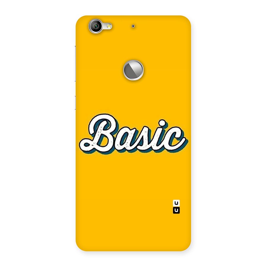 Basic Yellow Back Case for LeTV Le 1s