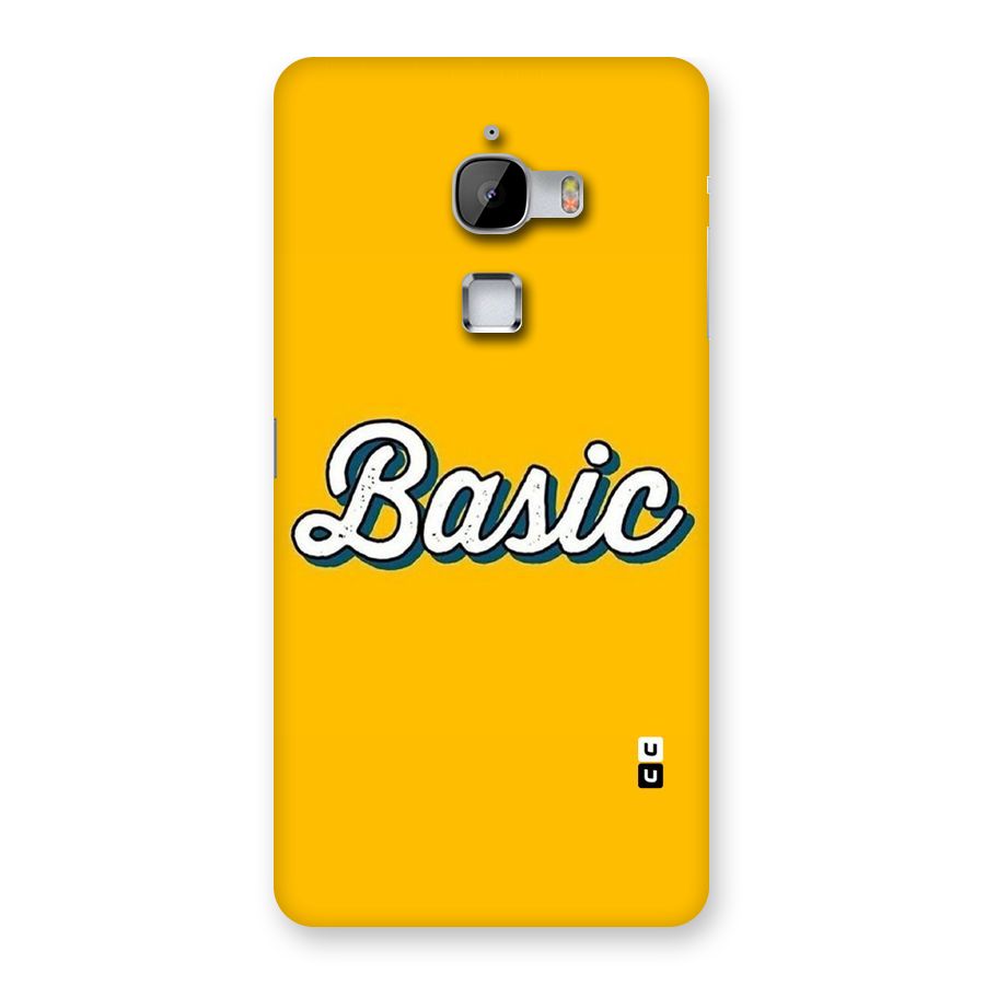 Basic Yellow Back Case for LeTv Le Max