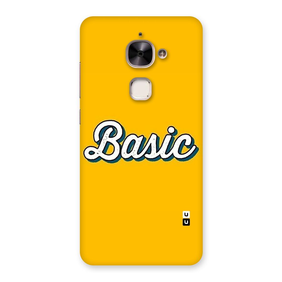 Basic Yellow Back Case for Le 2