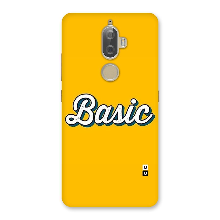 Basic Yellow Back Case for Lenovo K8 Plus