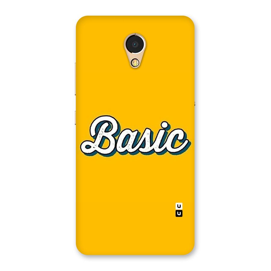 Basic Yellow Back Case for Lenovo P2