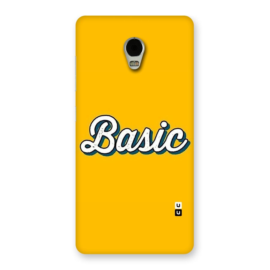 Basic Yellow Back Case for Lenovo Vibe P1