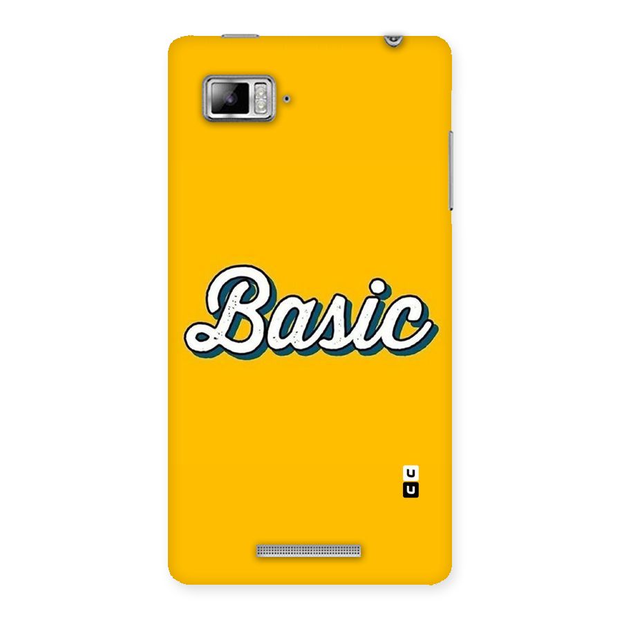 Basic Yellow Back Case for Lenovo Vibe Z K910