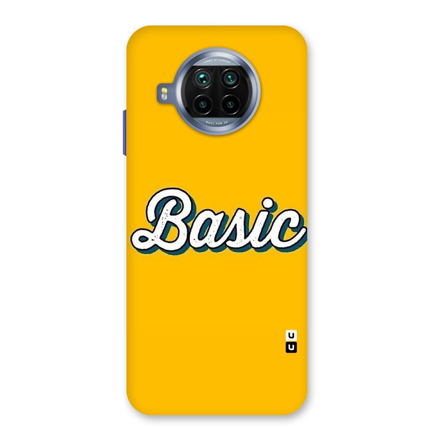Basic Yellow Back Case for Mi 10i