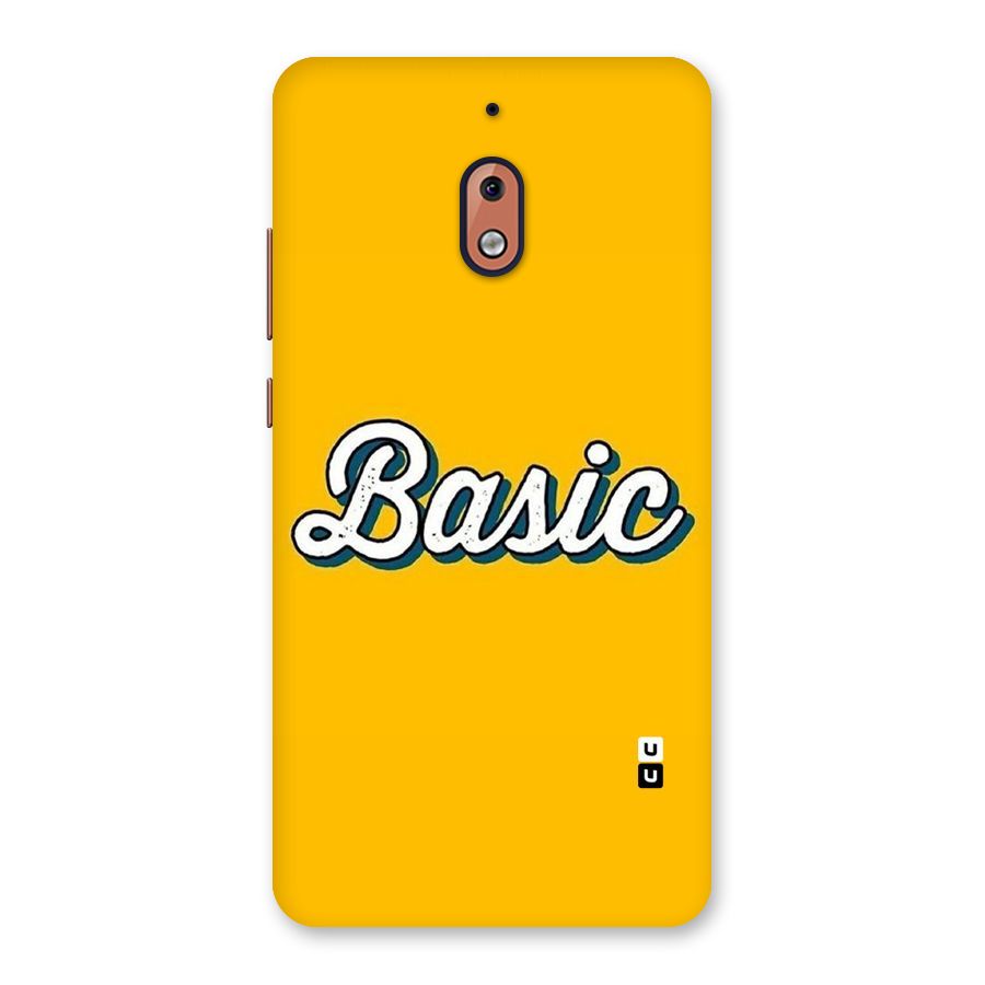Basic Yellow Back Case for Nokia 2.1
