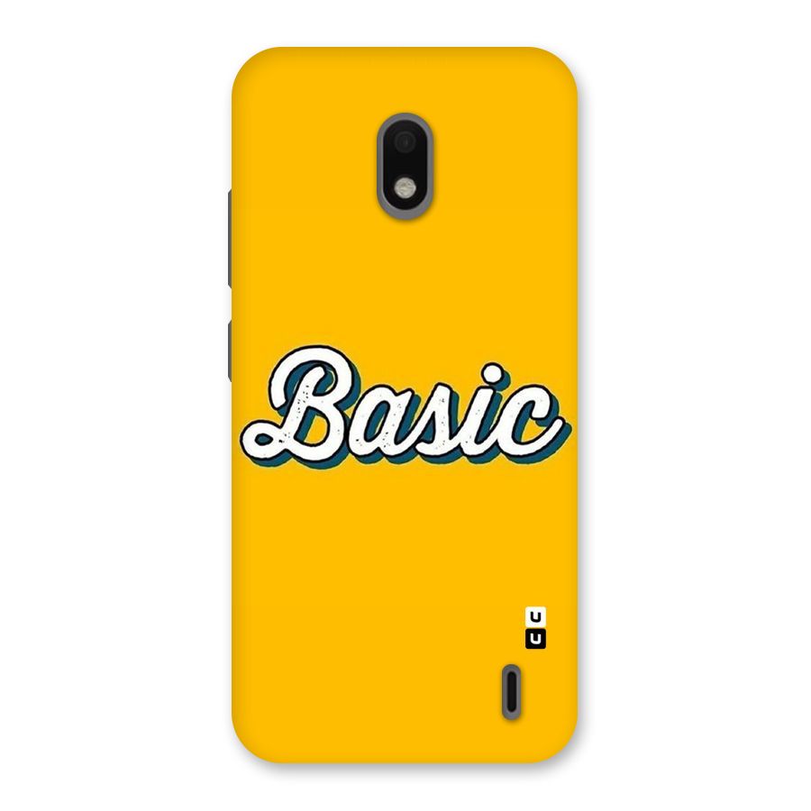Basic Yellow Back Case for Nokia 2.2