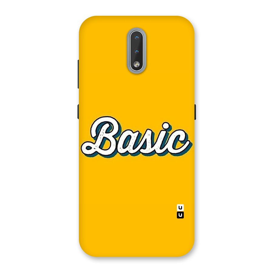 Basic Yellow Back Case for Nokia 2.3