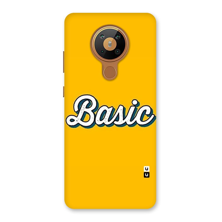 Basic Yellow Back Case for Nokia 5.3