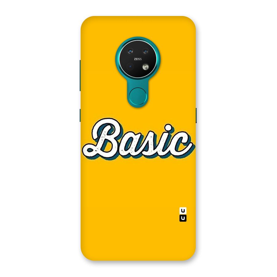 Basic Yellow Back Case for Nokia 7.2