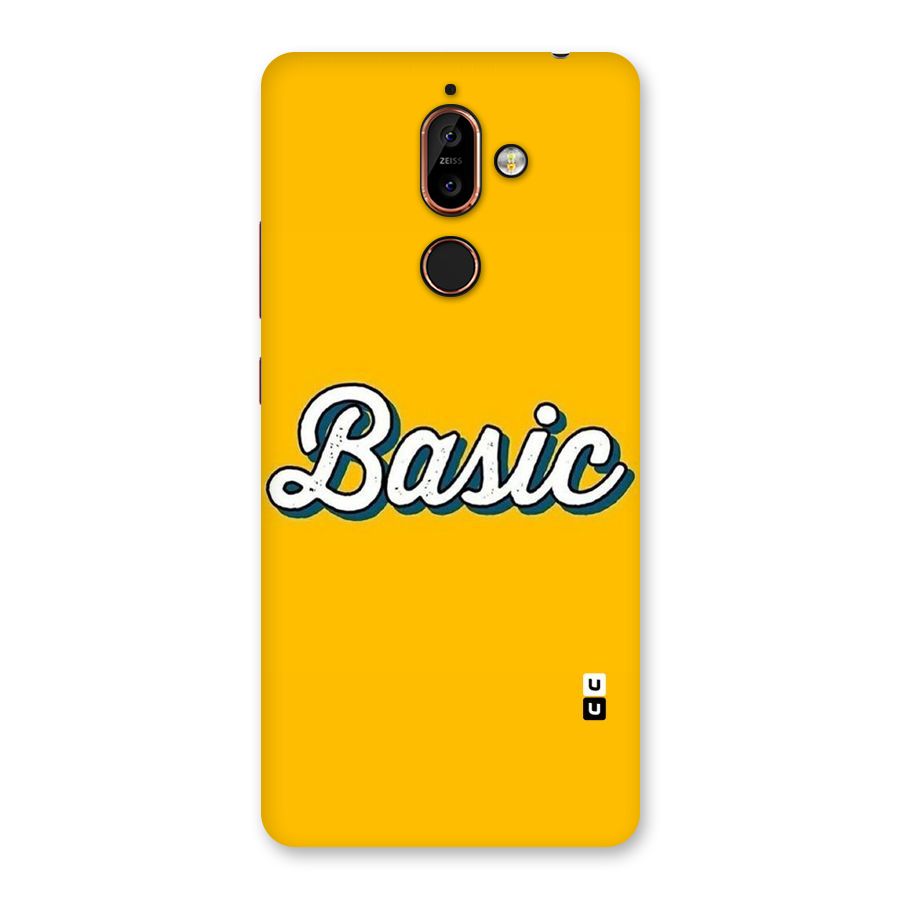 Basic Yellow Back Case for Nokia 7 Plus