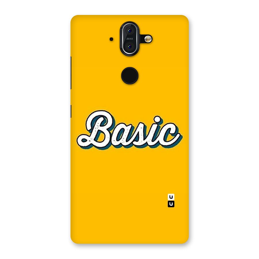 Basic Yellow Back Case for Nokia 8 Sirocco