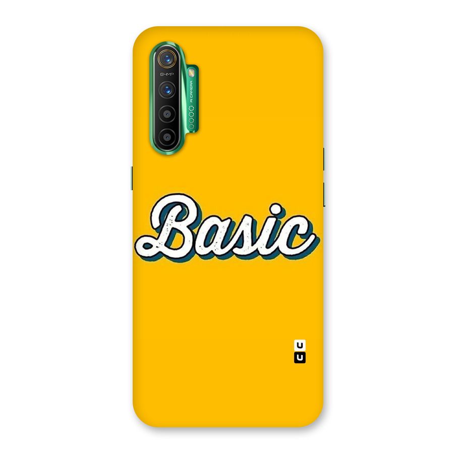 Basic Yellow Back Case for Realme X2
