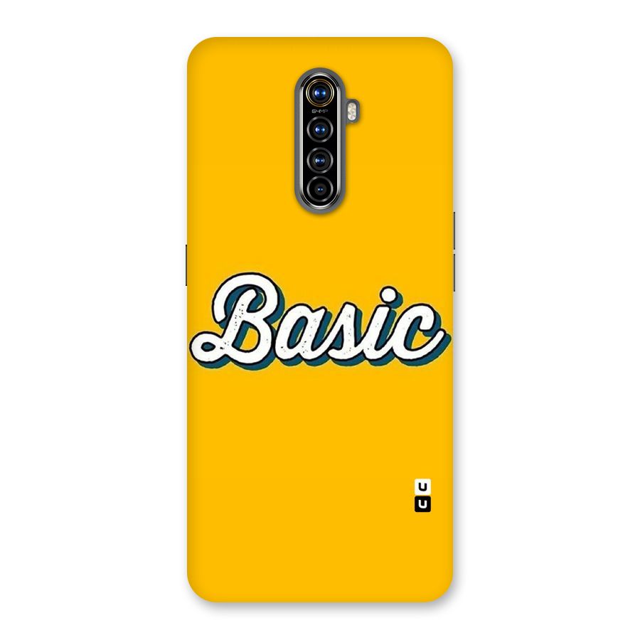 Basic Yellow Back Case for Realme X2 Pro