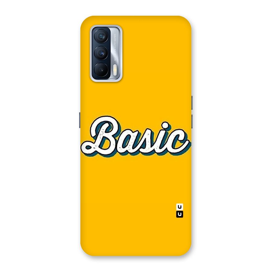 Basic Yellow Back Case for Realme X7