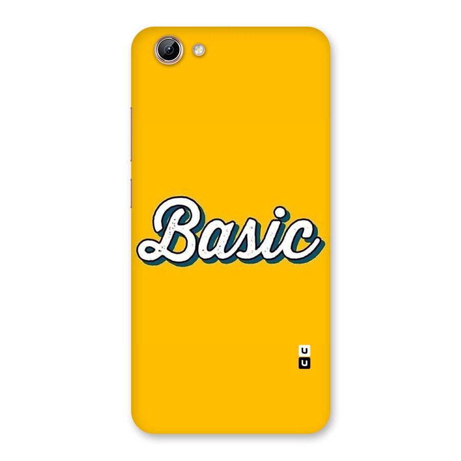 Basic Yellow Back Case for Vivo Y71