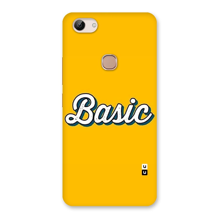 Basic Yellow Back Case for Vivo Y83