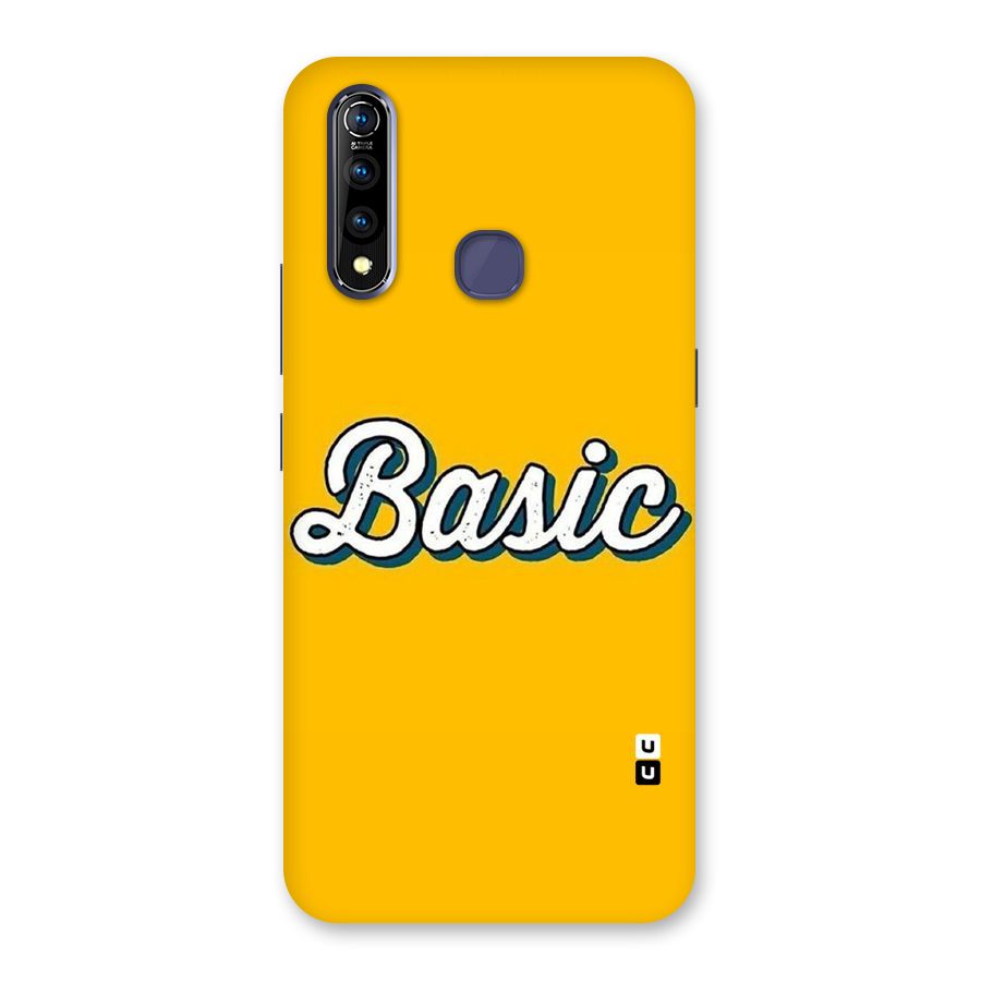 Basic Yellow Back Case for Vivo Z1 Pro
