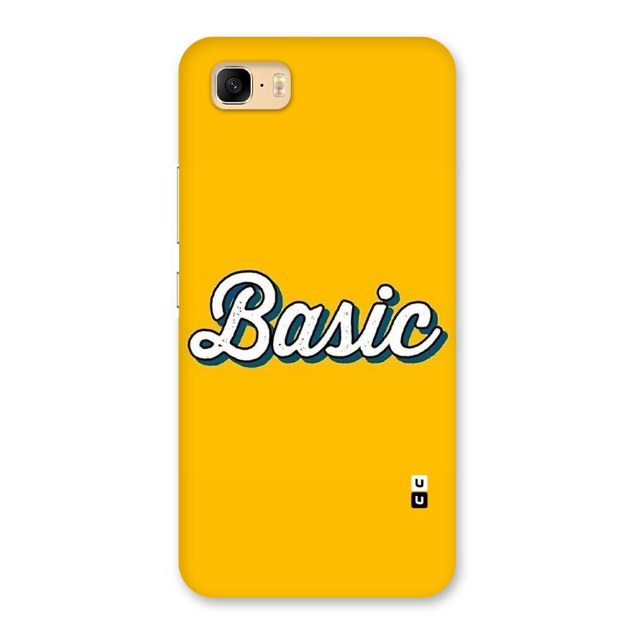 Basic Yellow Back Case for Zenfone 3s Max