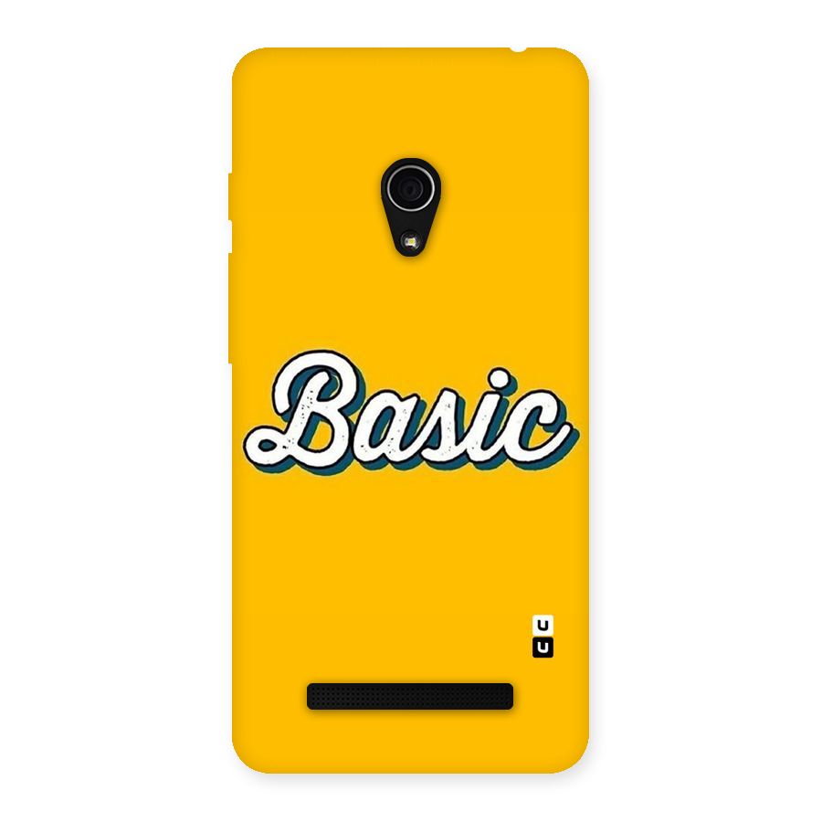 Basic Yellow Back Case for Zenfone 5