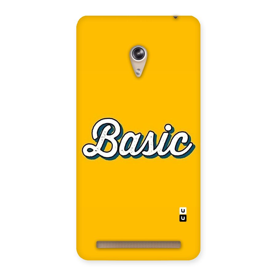 Basic Yellow Back Case for Zenfone 6
