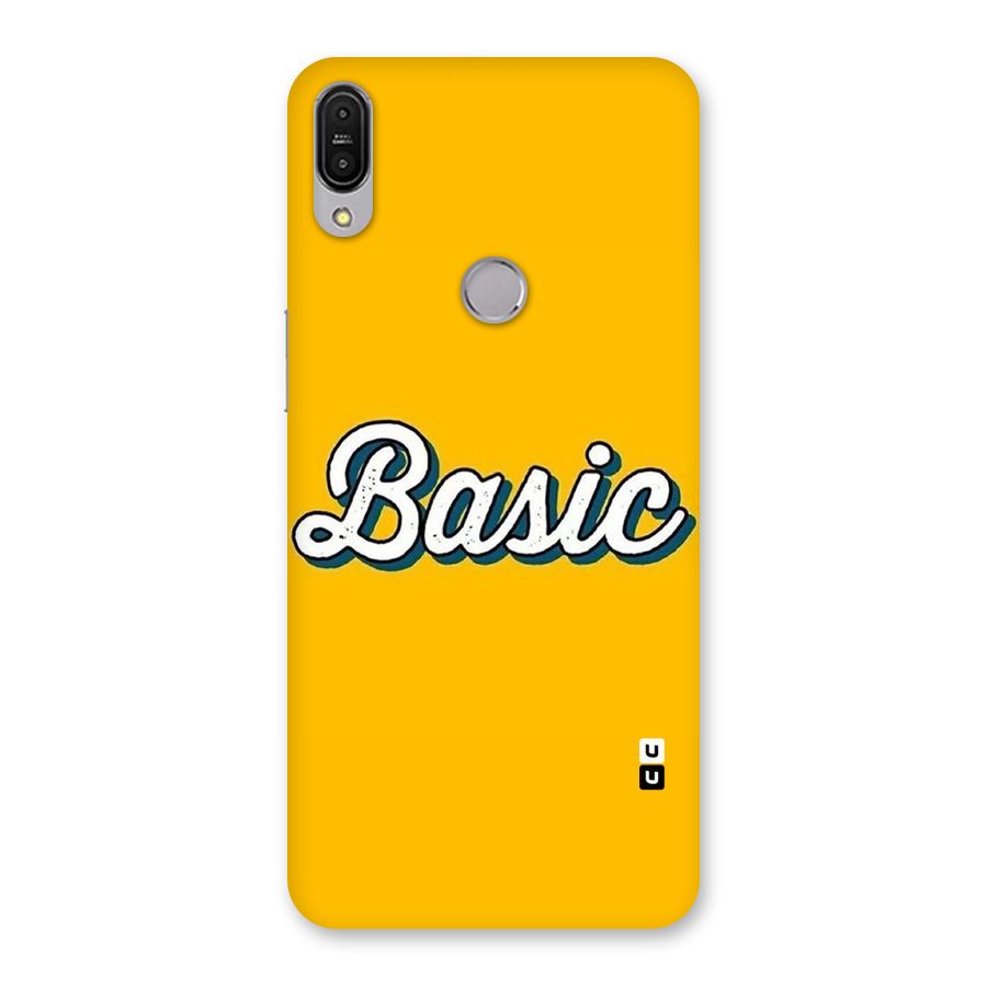 Basic Yellow Back Case for Zenfone Max Pro M1